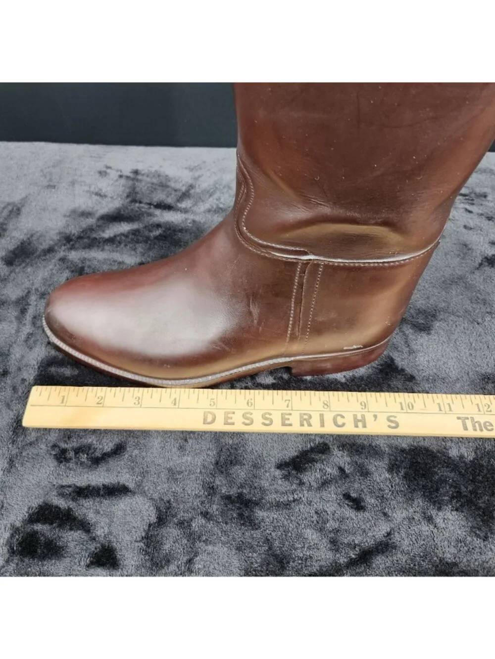Aigle Saumur Super Haute Riding Boots FR 38 US 6.5 Waterproof Equestrian Rubber